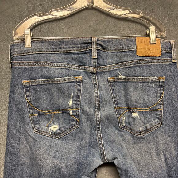 Hollister Jeans 36x32 Ripped Distressed Skater Streetwear Grunge Country Western - Picture 13 of 16